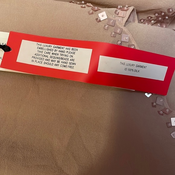 100% Silk Cowl Neck Blouse - Picture 7 of 10